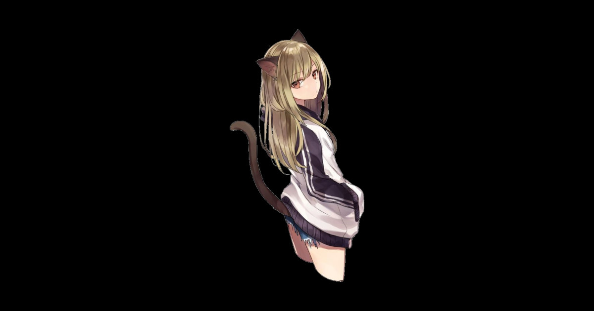 Catgirl Aesthetic WG Catgirl Sticker TeePublic