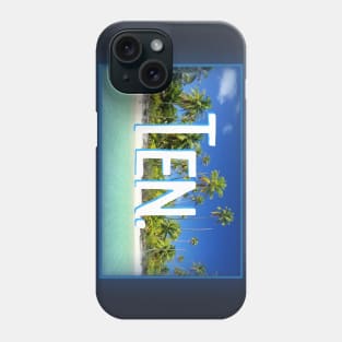 Ten Years Old Tropical Beach Phone Case