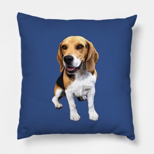 Beagle Dog Art Pillow