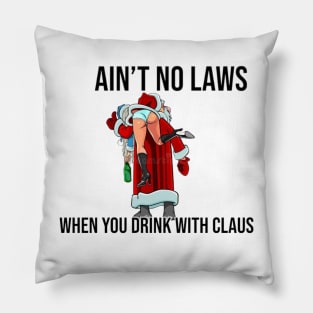 Santa Claus Rules Pillow