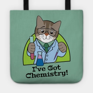 I've Got Chemistry Scientist Cat Tote