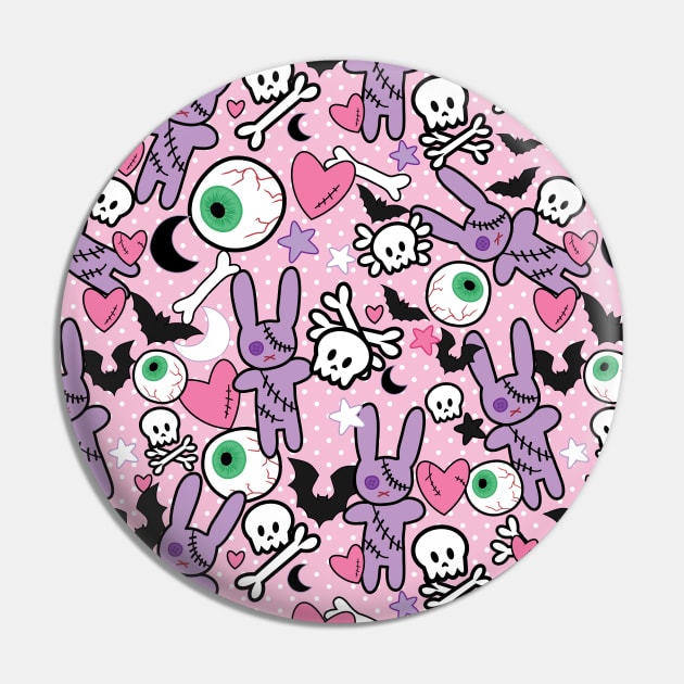 Pastel goth spooky bunny bats Edit Pin by UniFox