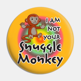 Snuggle Monkey Pin