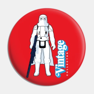 VINTAGE COLLECTOR - HOTH TROOPER ACTION FIGURE Pin