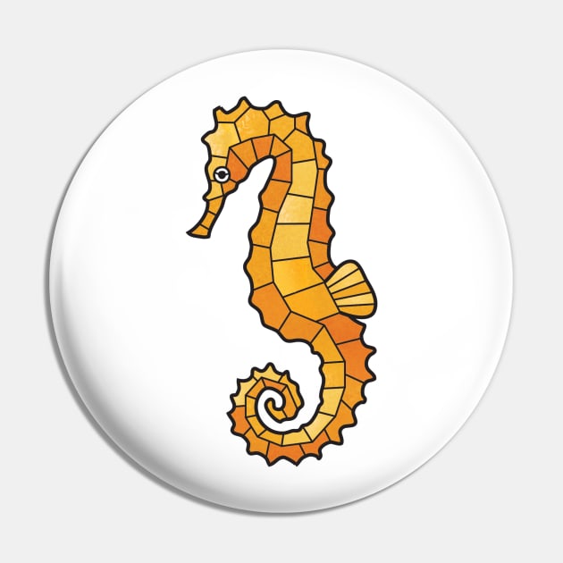 Pacific Seahorse Pin by DesignsByDoodle