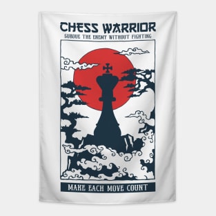 Chess Warrior King Tapestry