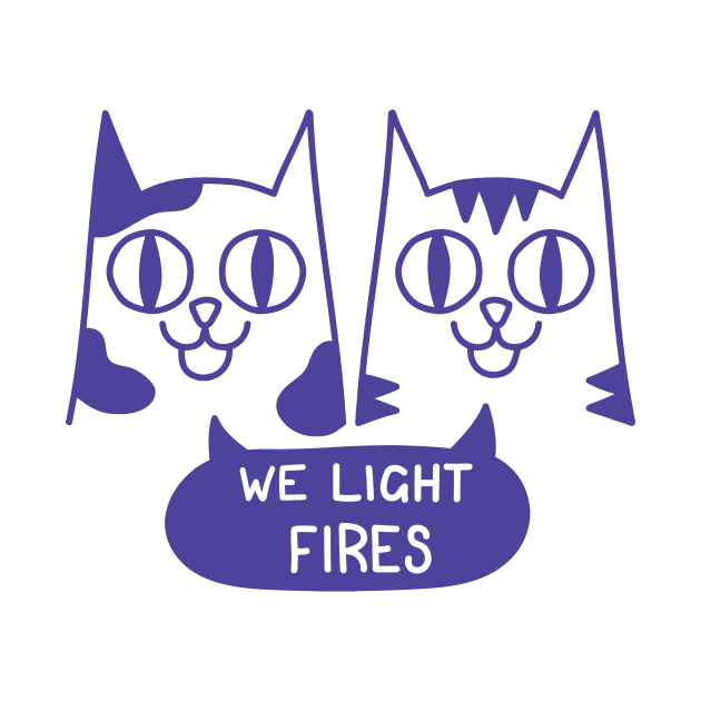 Fire kitties by DoctorBillionaire