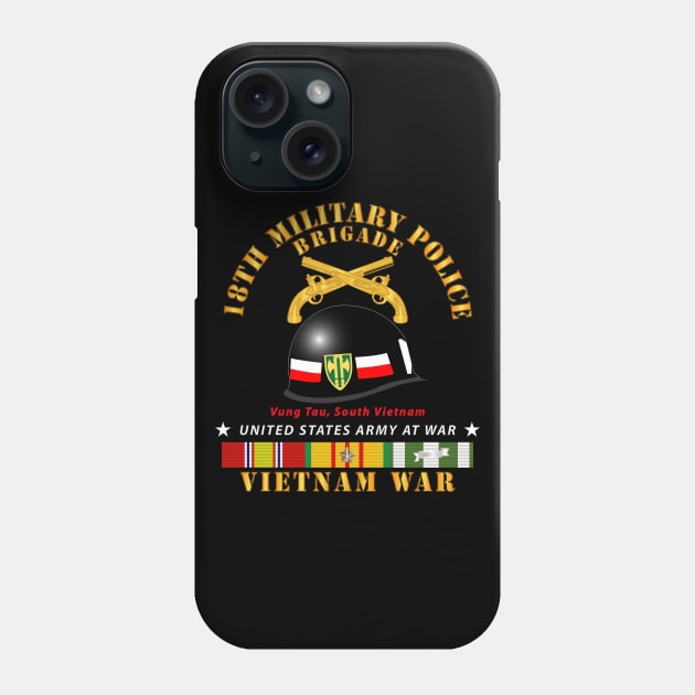 18th MP Brigade - Helmet -  Vietnam w SVC Phone Case by twix123844