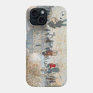 Am Quai Malaquais, Paris by Jean-Francois Raffaelli Phone Case