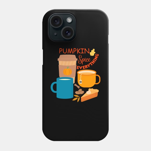 Pumpkin Spice Overload X Phone Case by LopGraphiX