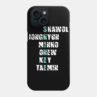 Shinee Member Name Phone Case