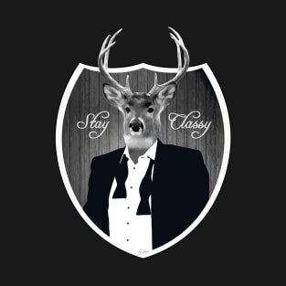 Deer in tuxedo T-Shirt