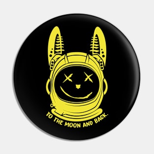 Moon Bunny Pin