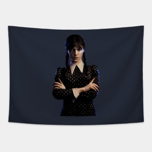 Wednesday Addams Portrait Tapestry