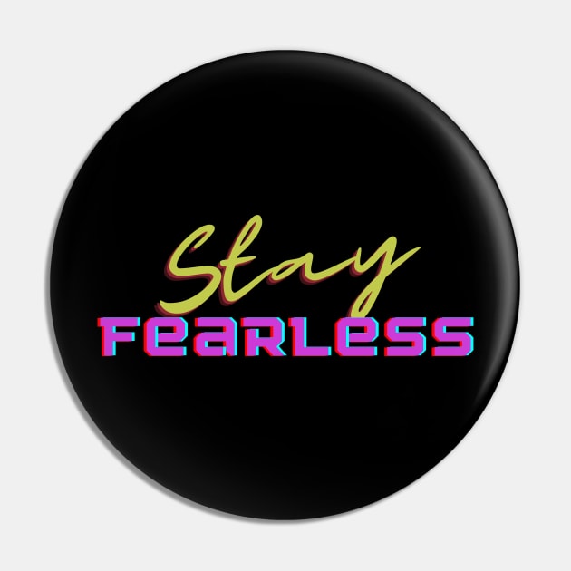 Honey Badger Stay Fearless Pin by Wearable Works of Art