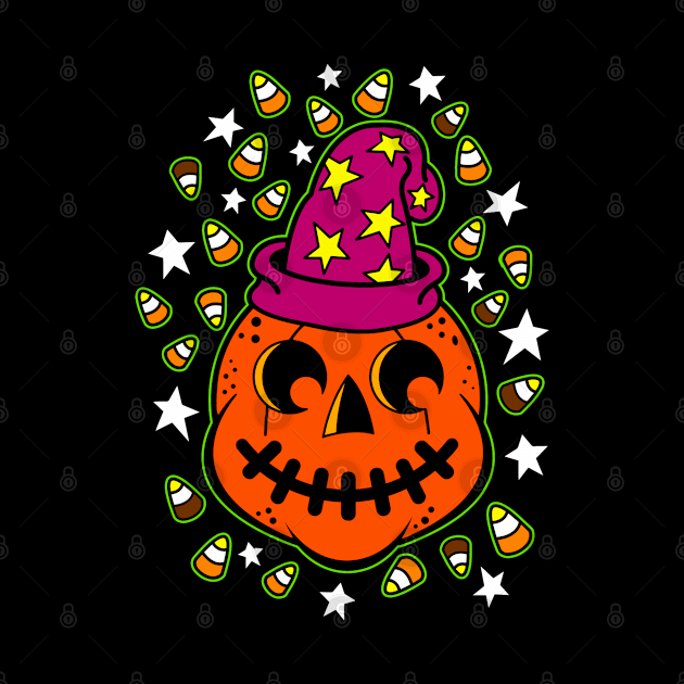 Pumpkin Wizard by OrneryDevilDesign