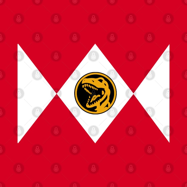 Red Ranger Logo by mighty corps studio