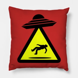 Danger Abduction Sign Pillow