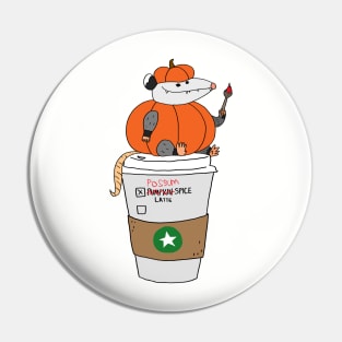 Possum Spice Latte Pin