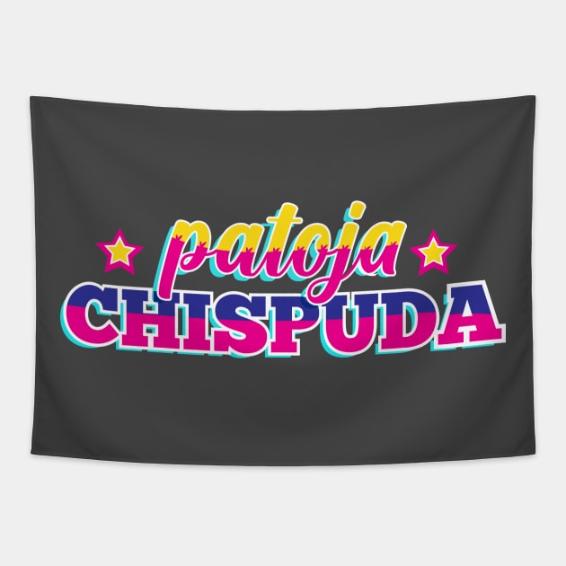 Patoja Chispuda Tapestry by White Feathers Designs