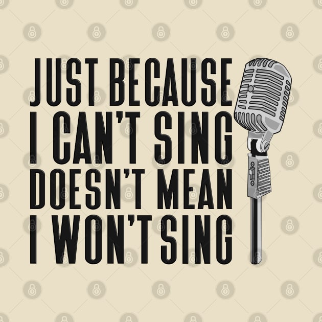 Just because I can't sing. Retro Mic by Trinket Trickster