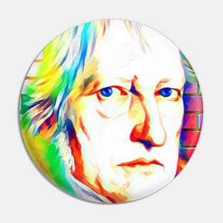 Georg Wilhelm Friedrich Hegel Colourful Portrait | Georg Wilhelm Friedrich Hegel Artwork 11 Pin