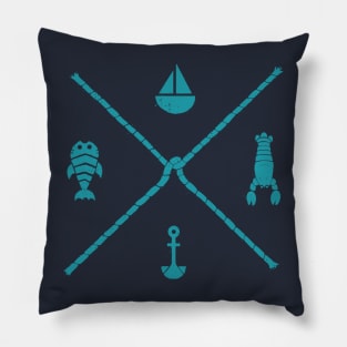 Sub-Aquatic Compass Pillow