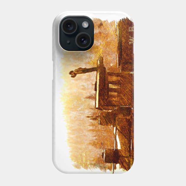 Buster Keaton - The General Phone Case by miquelcazanya