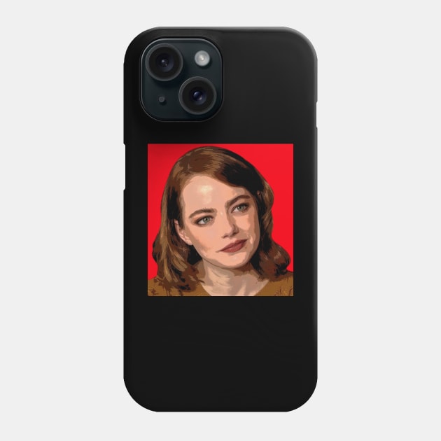 emma stone Phone Case by oryan80