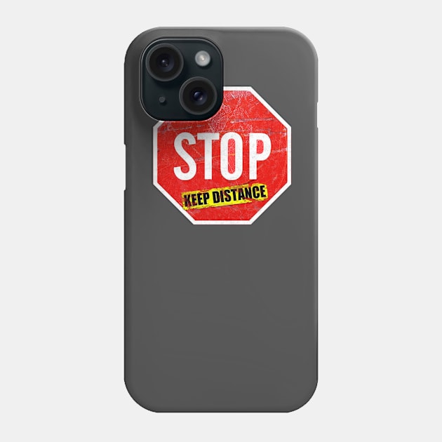 Keep distance Phone Case by DarkMindD