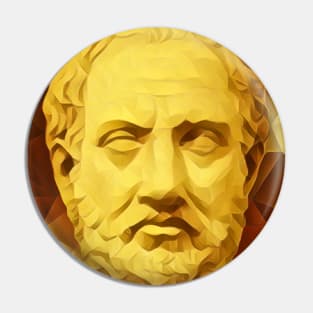 Thucydides Golden Portrait | Thucydides Artwork 9 Pin