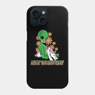 Alien Eating The Last Unicorn How? The Last One? Phone Case