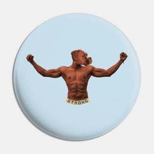 Boxer Bodybuilder Pin