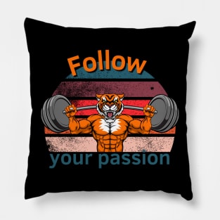 Follow Your Passion Pillow