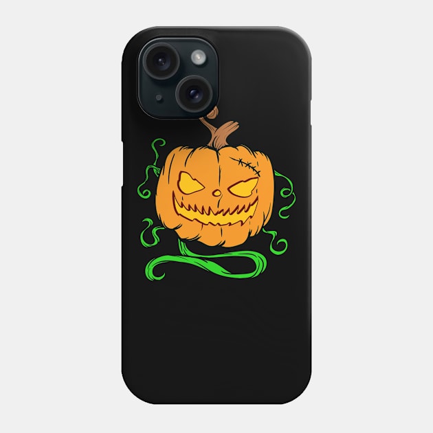 Wicked Pumpkin Phone Case by KsuAnn