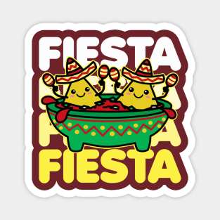 Let's Fiesta Kawaii Chips & Salsa Magnet