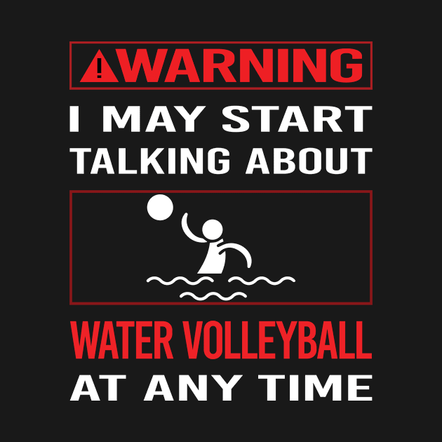 Red Warning Water Volleyball by relativeshrimp