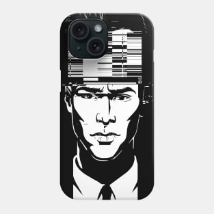 mnemonic_data_glitch_ Phone Case