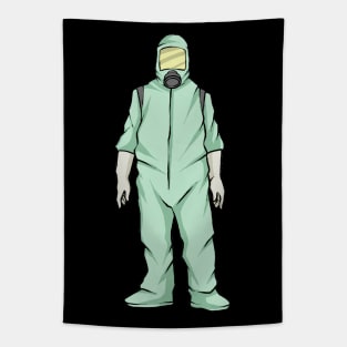 Hazmat Suit Radiation Zombie Disease Outbreak Tapestry