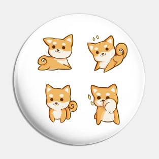 Cute Shibas Pin