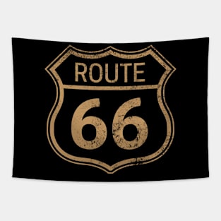 Route 66 Sign Tapestry