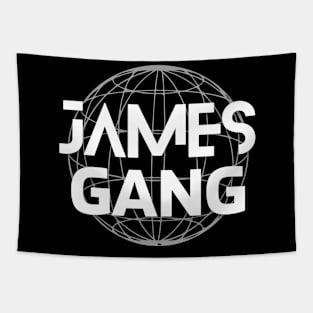 James gang text design Tapestry