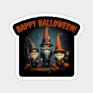 Halloween gnomes, happy halloween Magnet