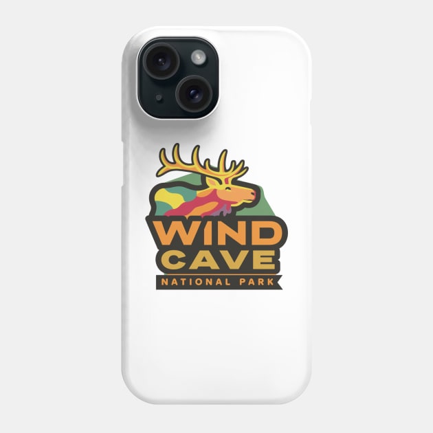 Wind Cave National Park US Treasure Phone Case by Perspektiva