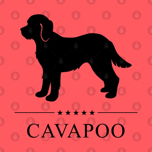 Cavapoo Black Silhouette by millersye