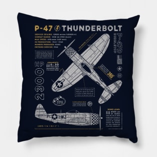 P-47 Thunderbolt Pillow