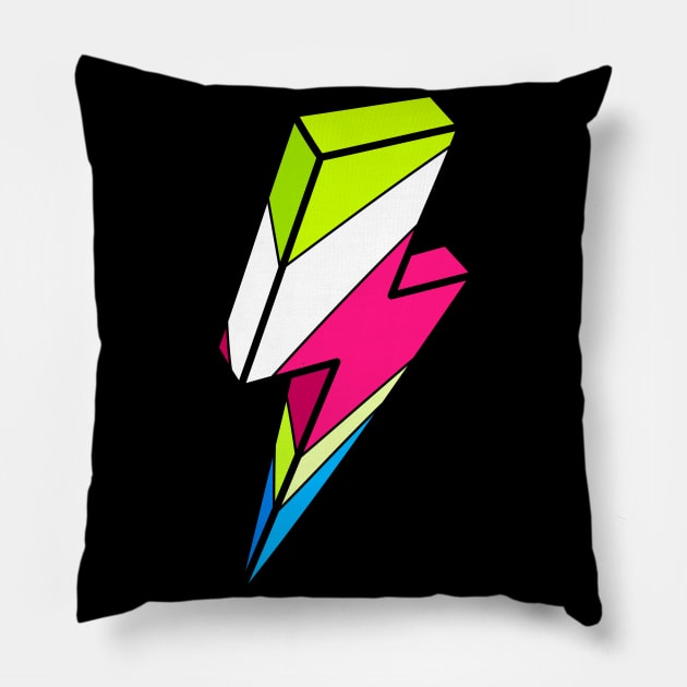 Electric Bolt Pillow by machmigo