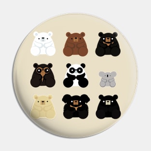 Types of bears Pin