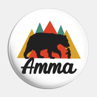 Tamil Mom Mother's Day Amma Momma Bear Pin