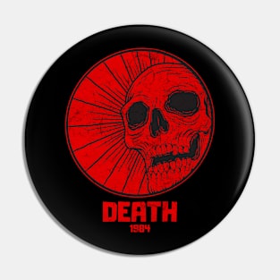 skull red death vintage vibes Pin